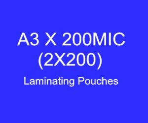 A3 x 200micron (303*426) Laminating Pouches (High Quality)