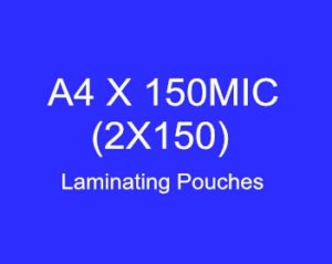 A4 x 150micron (216*303) Laminating Pouches (High Quality)