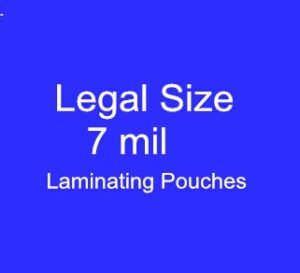 Legal Size 9''x14 1/5''x10mil (229x369mmx250mic) laminating pouches (High Quality)