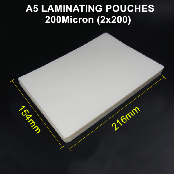 A5 /& A4 Gloss Laminating Pouches