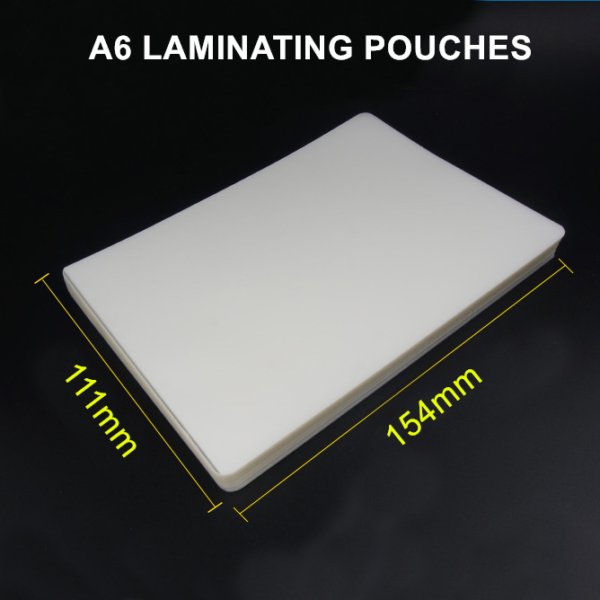 A6 Size (111*154) Laminating Pouches (High Quality) Laminating System